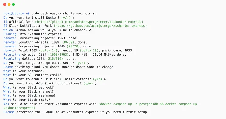 Easy XSSHunter Express